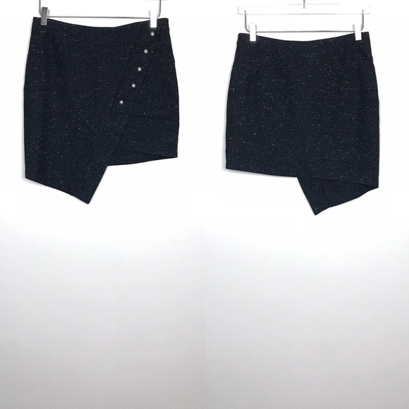 NWT Chelsea and Walker Asymmetrical Tweed Skirt 4 - Picture 1 of 8
